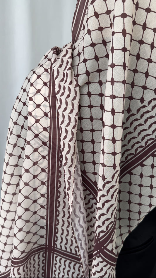 BROWN KUFFIYEH